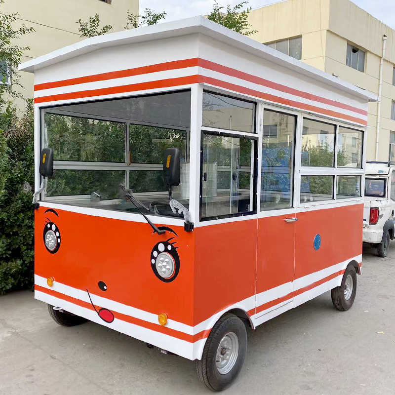 Street Roasted Chicken Food Car Food Vending Trailer Coffee Cart Kiosk Mobile Beach Juice Bar Food Truck for Sale Europe