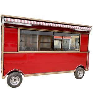 Beautiful Catering Trailer Beer Bar Vintage Snack Food Van Ice Cream Cart Mobile Bar Truck For Business