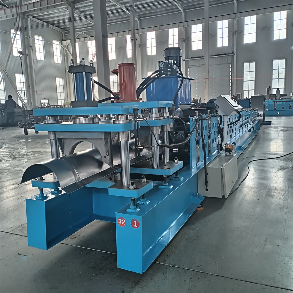 Roof ridge cap cover roll forming machine steel metal fence panel corrugated roofing sheets roll forming machine