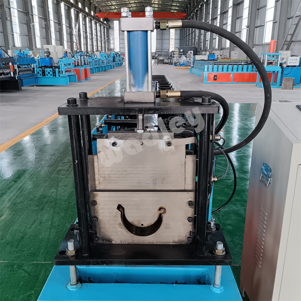 Automatic Downspout Gutter and Elbow Machinery Rain Water Steel Downpipe Spout Bending Roll Forming Machines