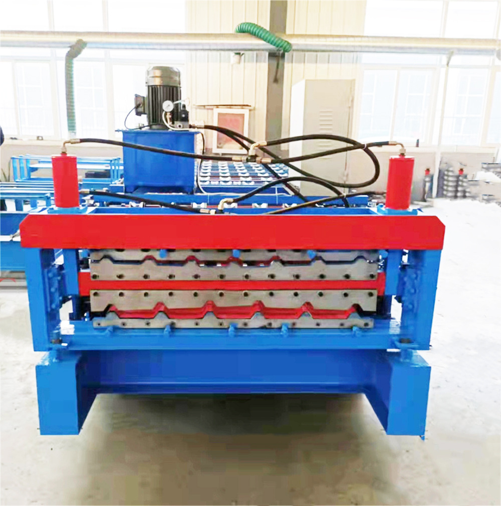 Automatic PPGI GI PPGL GL IBR Panel Double Layer Metal Roofing Roll Forming Machine TR6 Roof Sheet Steel Tile Making Machine