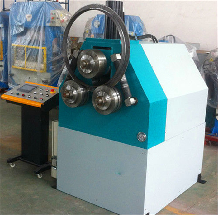 High Power square tube Steel Pipes profile tube bender Hydraulic 3 Roll Pipe Bending Machine