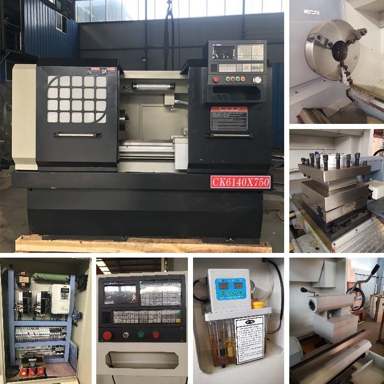 Automatic Control CK6140 CK6150 CK6163 Metal Cutting Flat Bed Horizontal Lathe Machine CNC Lathe