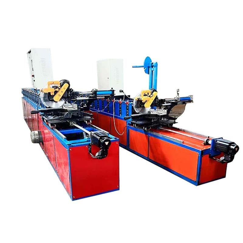 High Working Efficiency Shutter Door Slat Forming Machine Hydraulic Door Side Guide Roll Former Folding Sheet Metal Machine