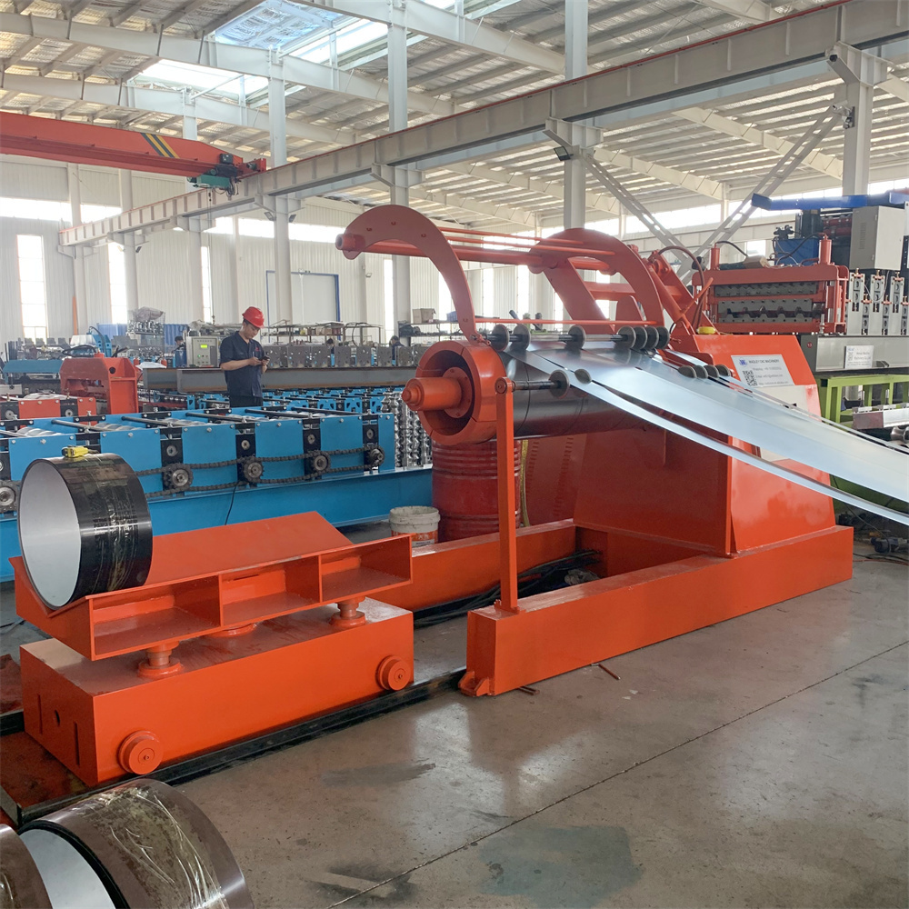 Automatic 0.3 - 1 mm Rewinding Slitting Machine Metal Slitting Product Line Steel Coil Slitting Machine