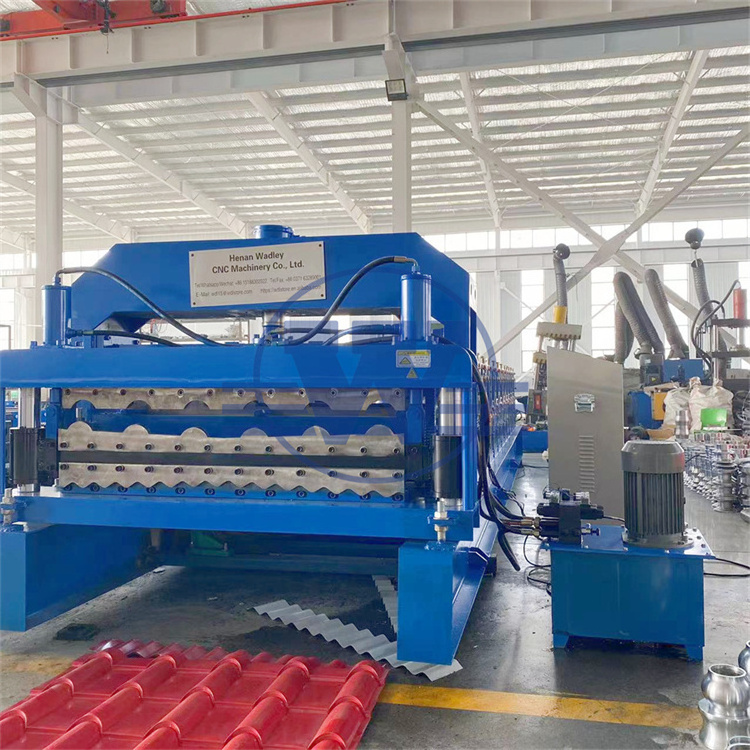 Customized Double Layer Tr4 Tr6 Roofing Metal Sheet Galvanized Cold Roll Forming Making Machine