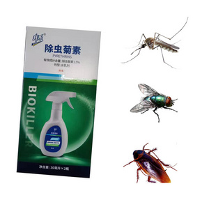 Pyrethrin Natural Insecticide Kill Mosquitoes flies at home room yard Insect Control