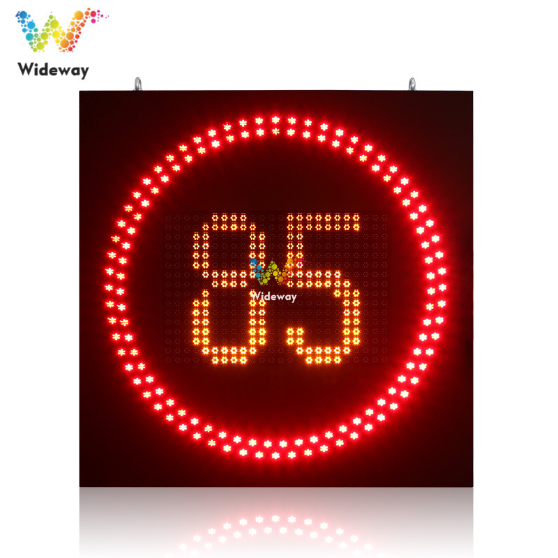 Customized size high quality radar led flashing speed limit sign safety road signs