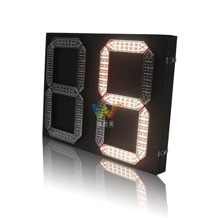 0-199s LED Count down Timer Traffic Signal Timer 600mm 800mm Red Yellow Green 3 digit 3 colors Traffic Light LED Countdown Timer