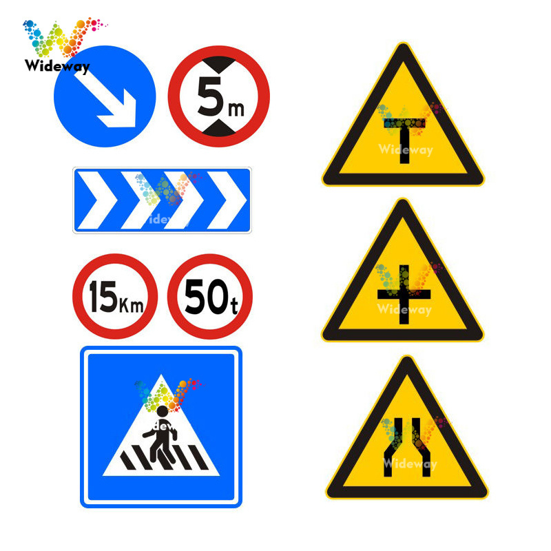 3M crosswalk signs high-brightness high-reflective aluminum reflective signs road warning traffic signs