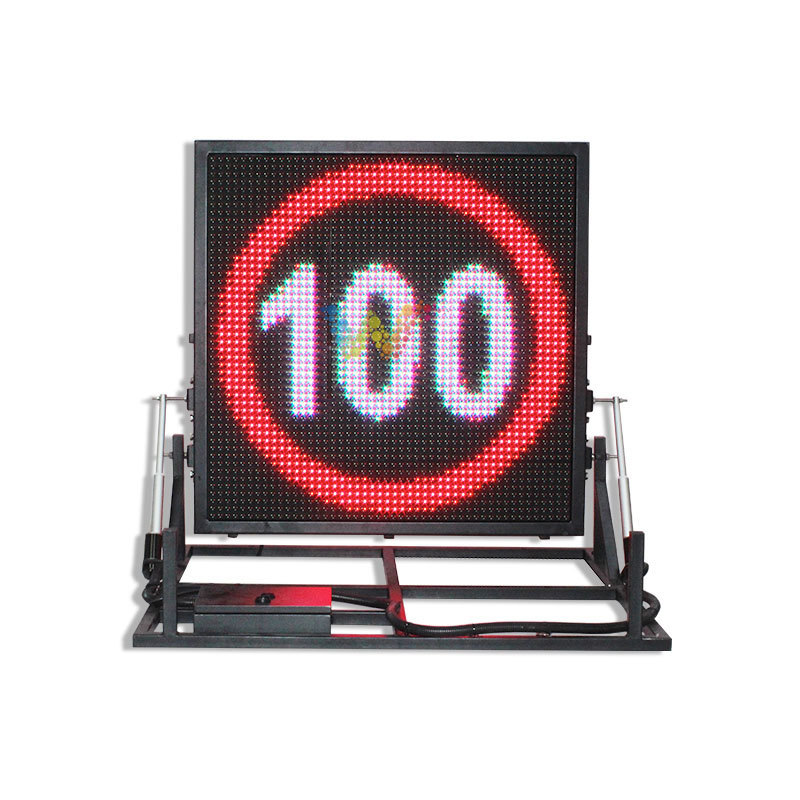 Portable Outdoor Variable Information LED Display Sign Traffic Dynamic Information Display Truck Mounted VMS