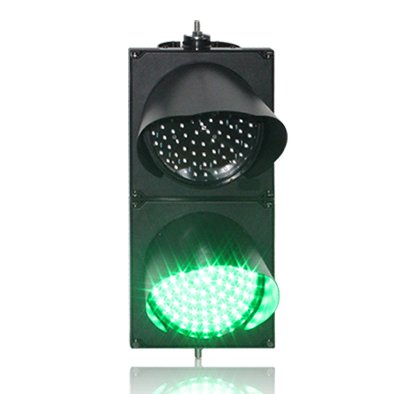 12 years factory wholesale price 200mm portable driveway guidance PC shell intelligent red green DC12V traffic lights 200mm