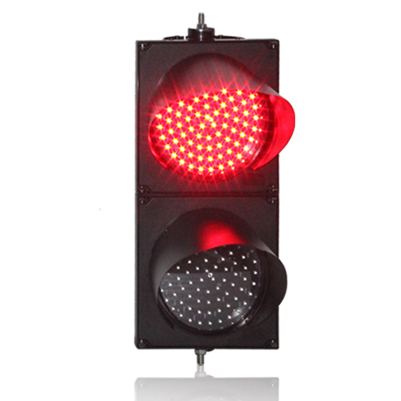 12 years factory wholesale price 200mm portable driveway guidance PC shell intelligent red green DC12V traffic lights 200mm