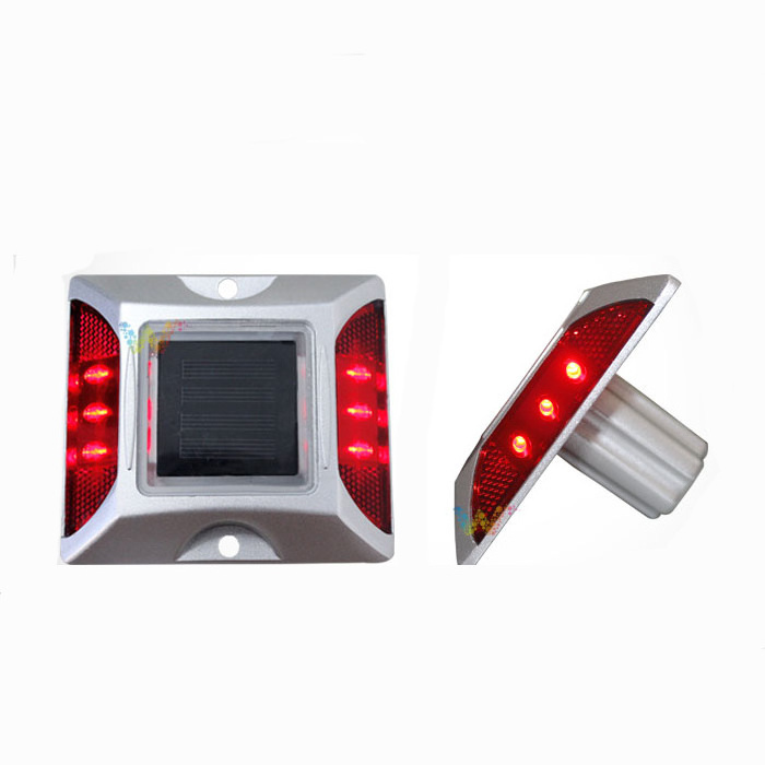 High quality red color garden lights led solar driveway lights solar powered cat eye road stud