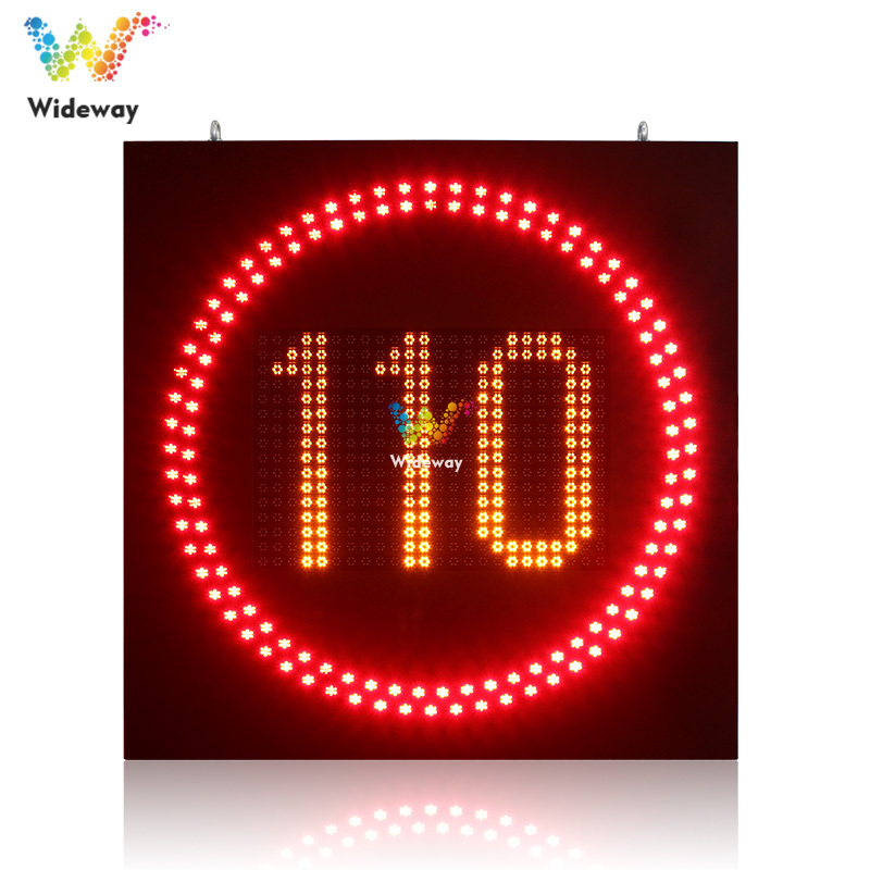 Customized size high quality radar led flashing speed limit sign safety road signs