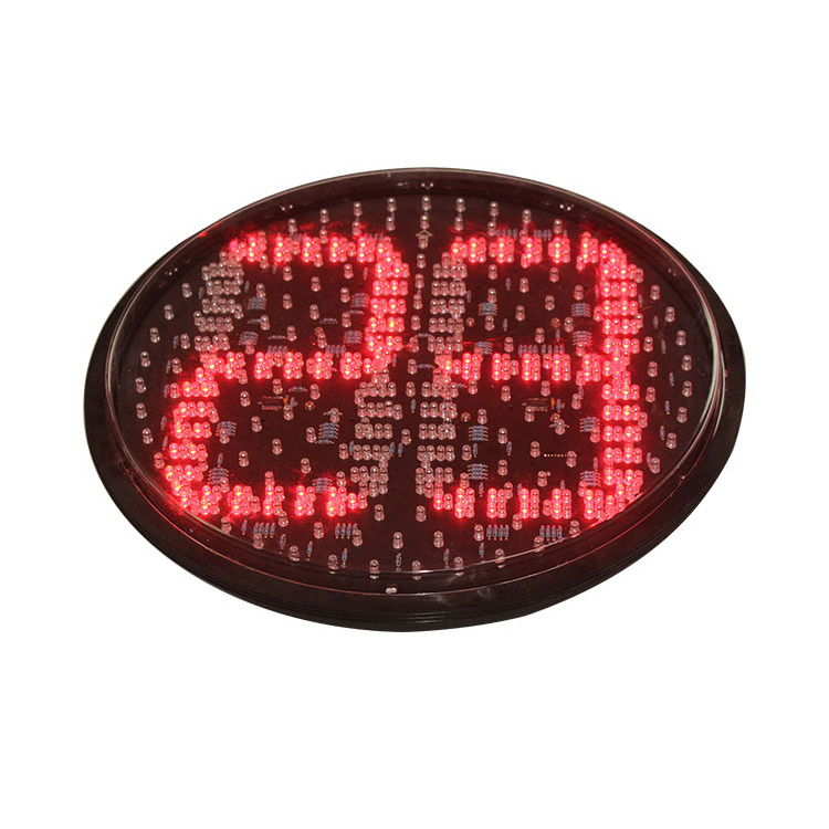 12 Years Factory 400mm Traffic Light 220V LED Countdown Timer