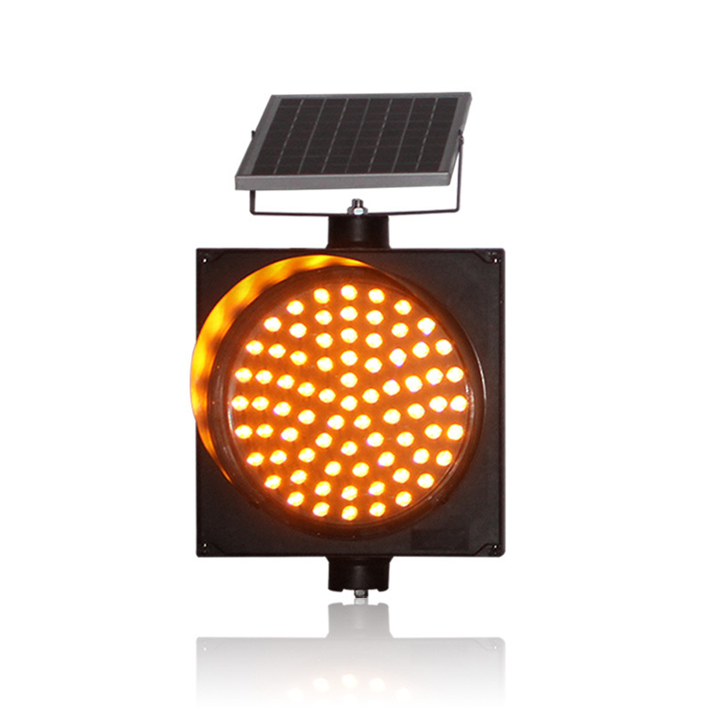 malaysian intersection warning traffic light 300mm amber flashing road construction solar yellow traffic warning light