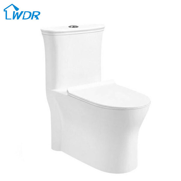 Double siphonic flush vortex flush water jet toilet