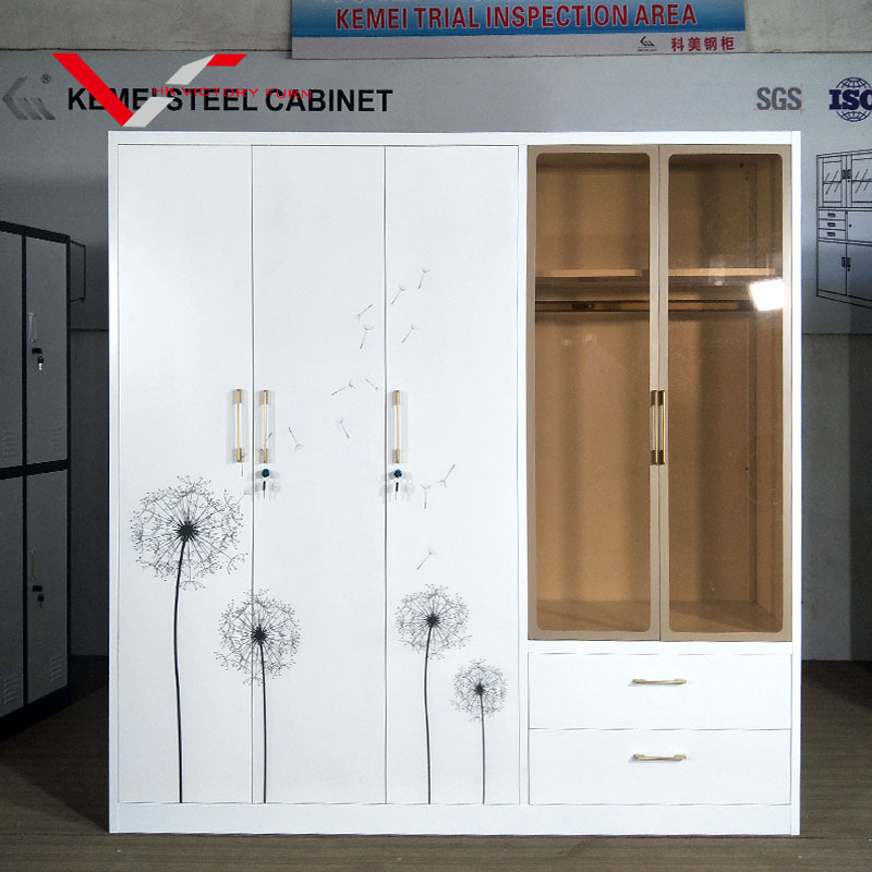 5 door modern wardrobe closest cabinets bedroom wardrobes bedroom furniture wardrobe closet with mirror clothes cupboard