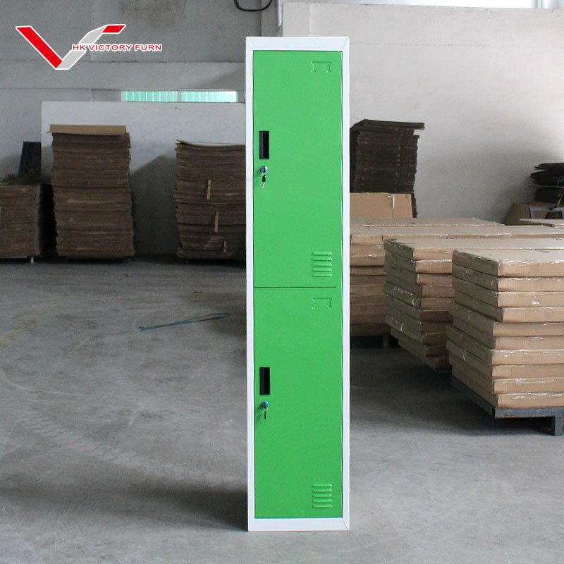 Direct Sales Single Row Storage Lockers Metal Desk Locker 2 Door Locker Storage Cabinet