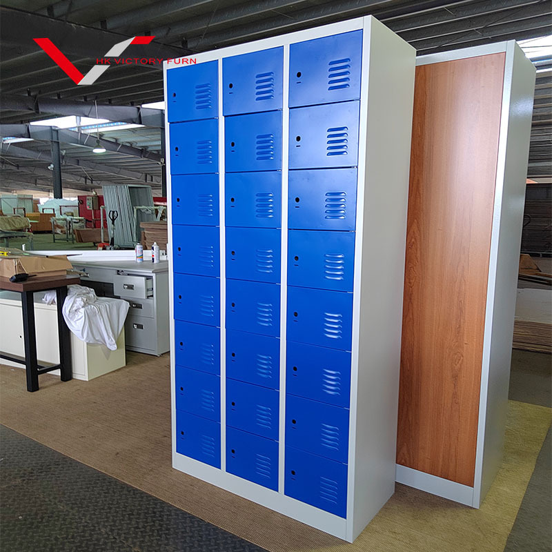 Factory direct price Steel Storage Locker / Lockable Vertical 24 Door Locker / Mini Metal Locker Mini Steel Locker