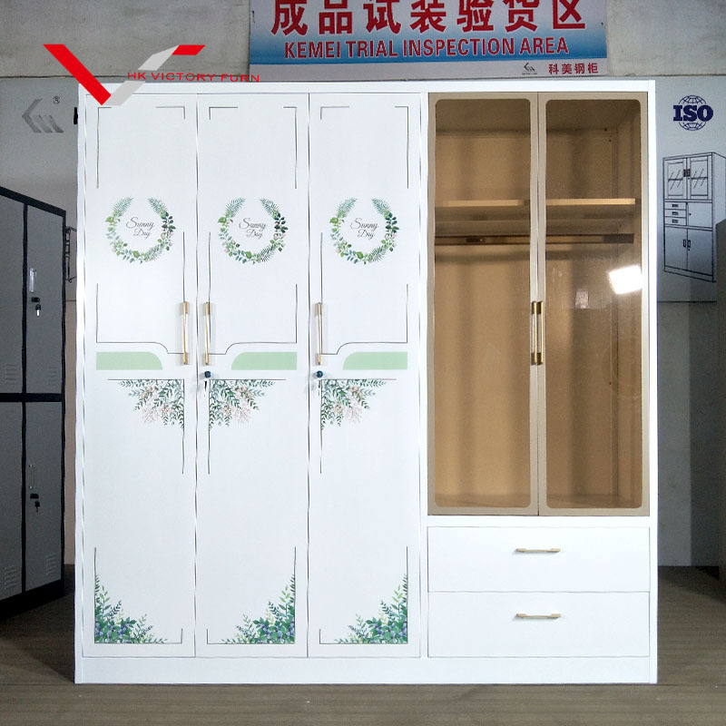 5 door modern wardrobe closest cabinets bedroom wardrobes bedroom furniture wardrobe closet with mirror clothes cupboard