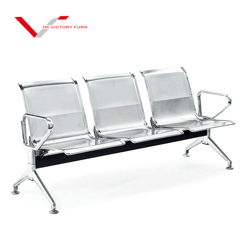 Airport Public Seating Metal Waiting Room Chair 3-Seater Waiting Chair Used In Bus Station