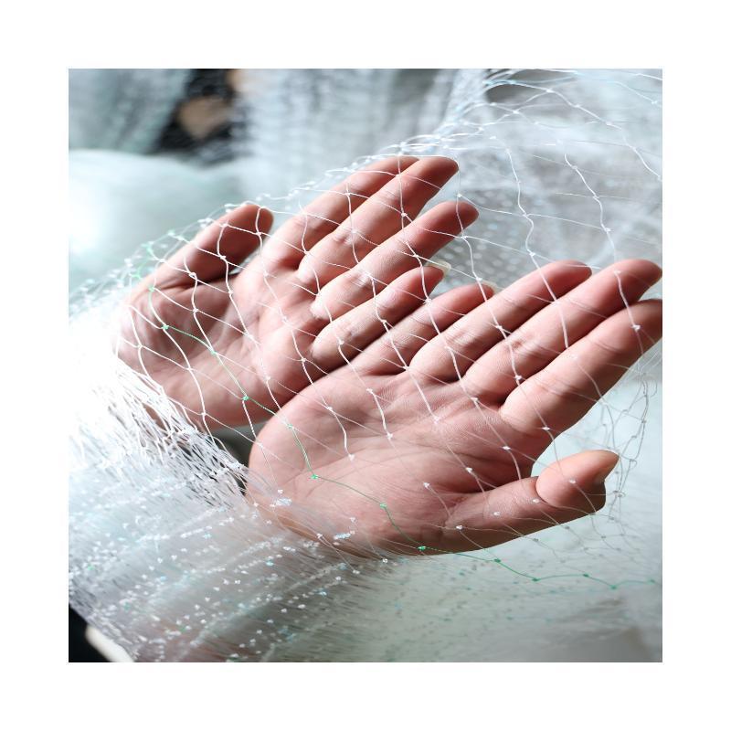 plastic netting manufacturer clear bird netting/Plastic Mesh hdpe Knitted bird nets for catching birds