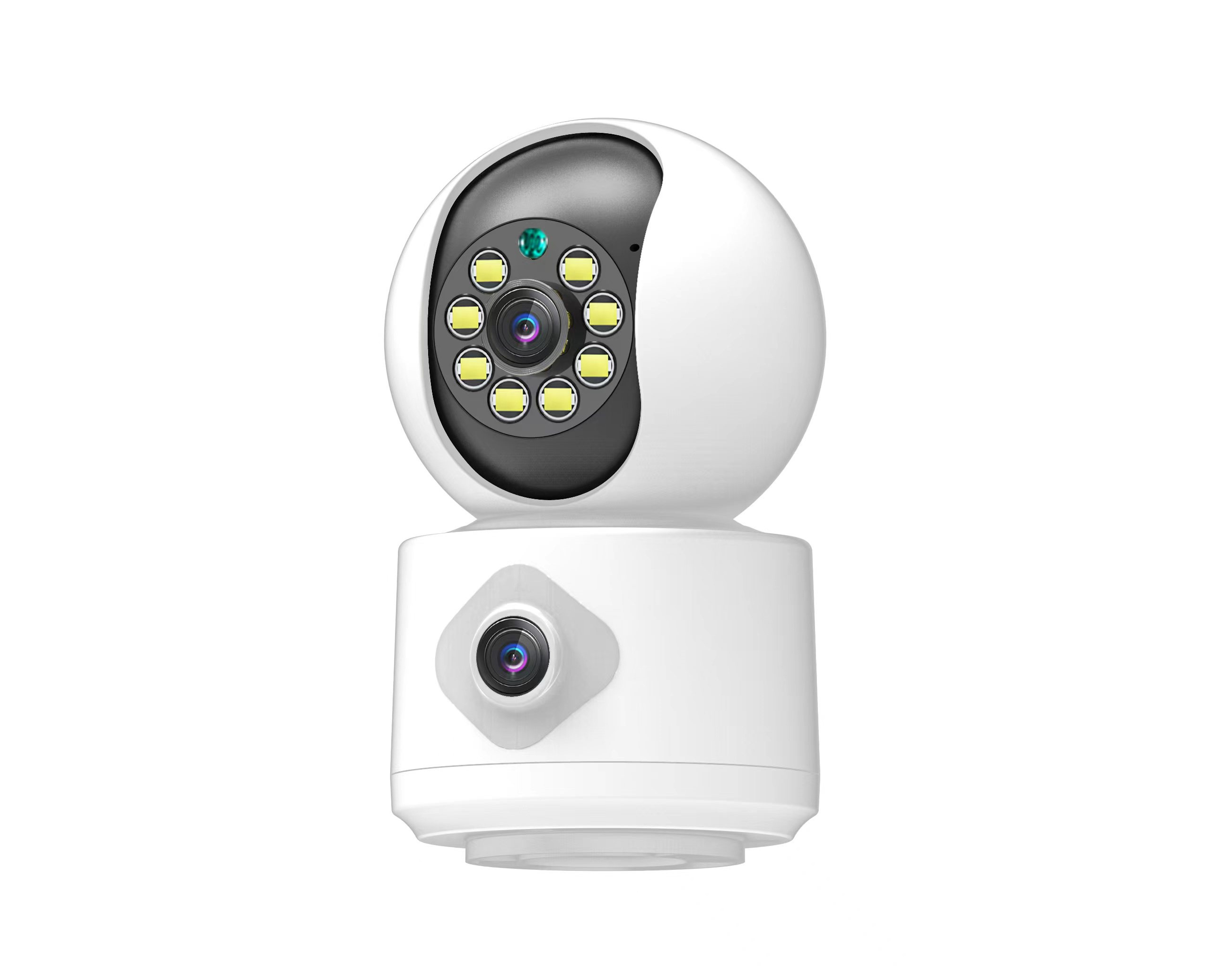 Wedtserha 4MP WiFi IP Camera 1080P HD Dual lens Wireless Baby Monitor Indoor Security Surveillance PTZ Network Cameras