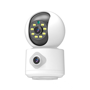 Wedtserha 4MP WiFi IP Camera 1080P HD Dual lens Wireless Baby Monitor Indoor Security Surveillance PTZ Network Cameras