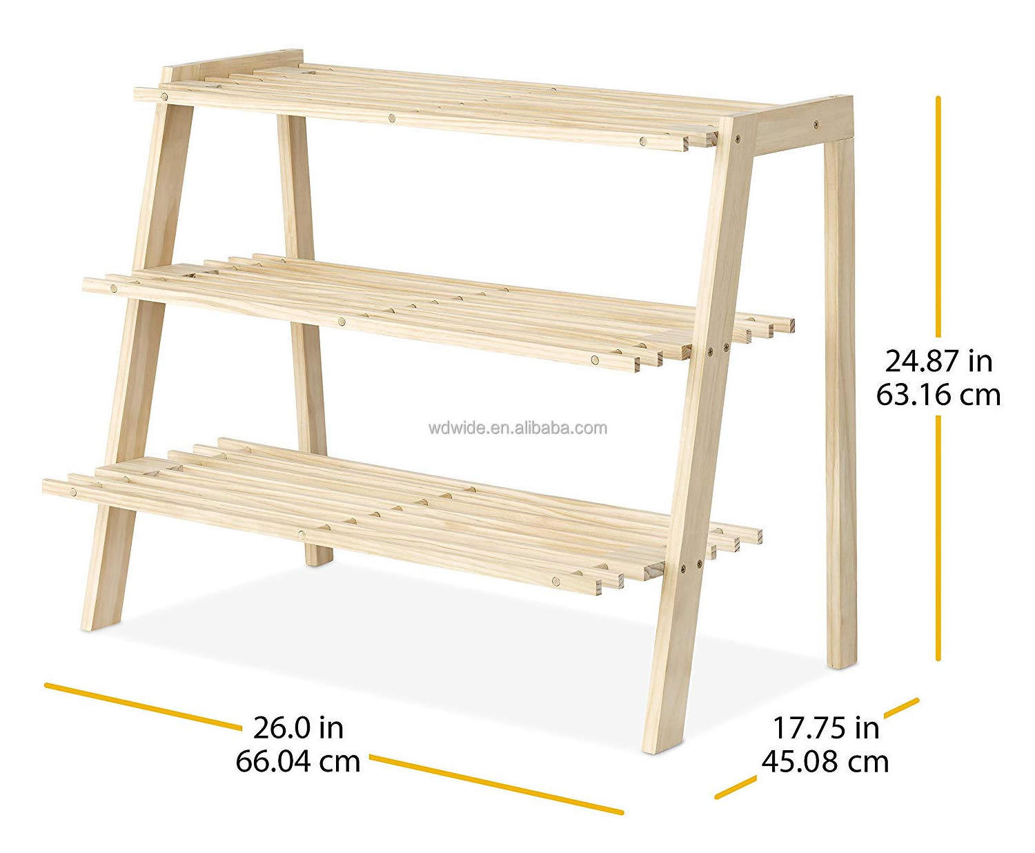 Simple Cheap Storage Shelf Display Adjustable Modern Design Wooden Shoe Organizer 3 Tiers Stackable Wooden Shoe Rack