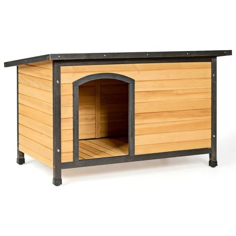 Eco-Friendly Portable Collapsible Wooden Dog House Waterproof Outdoor Large Dogs Kennel Crate.