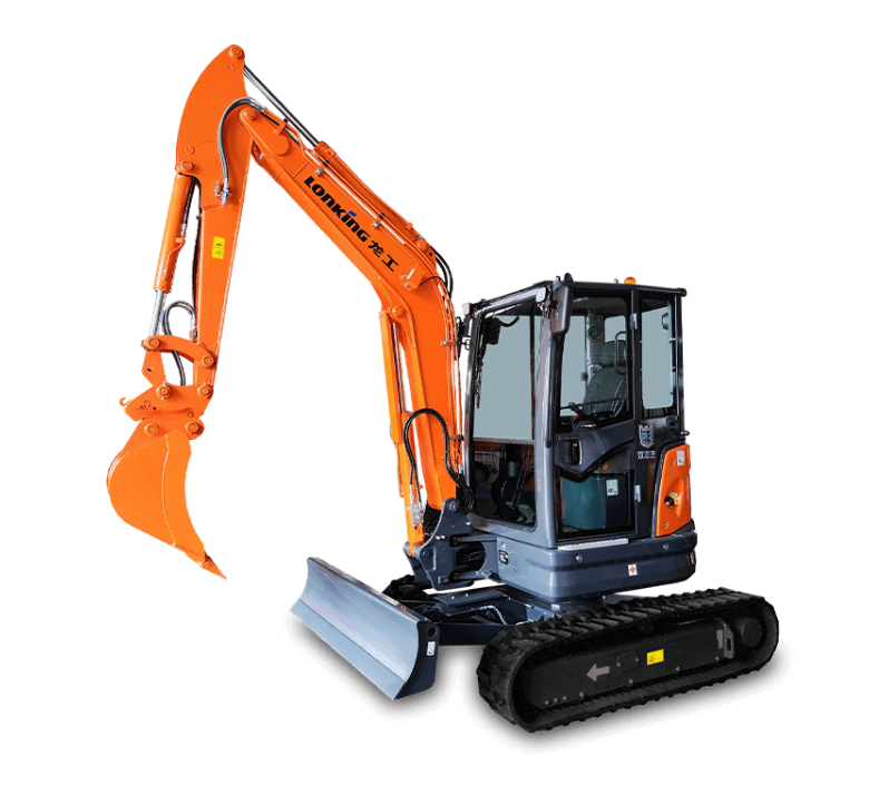 CDM6035 Lonking Mini Crawler Excavator 3.5Ton Mini Excavator Kubota Engine