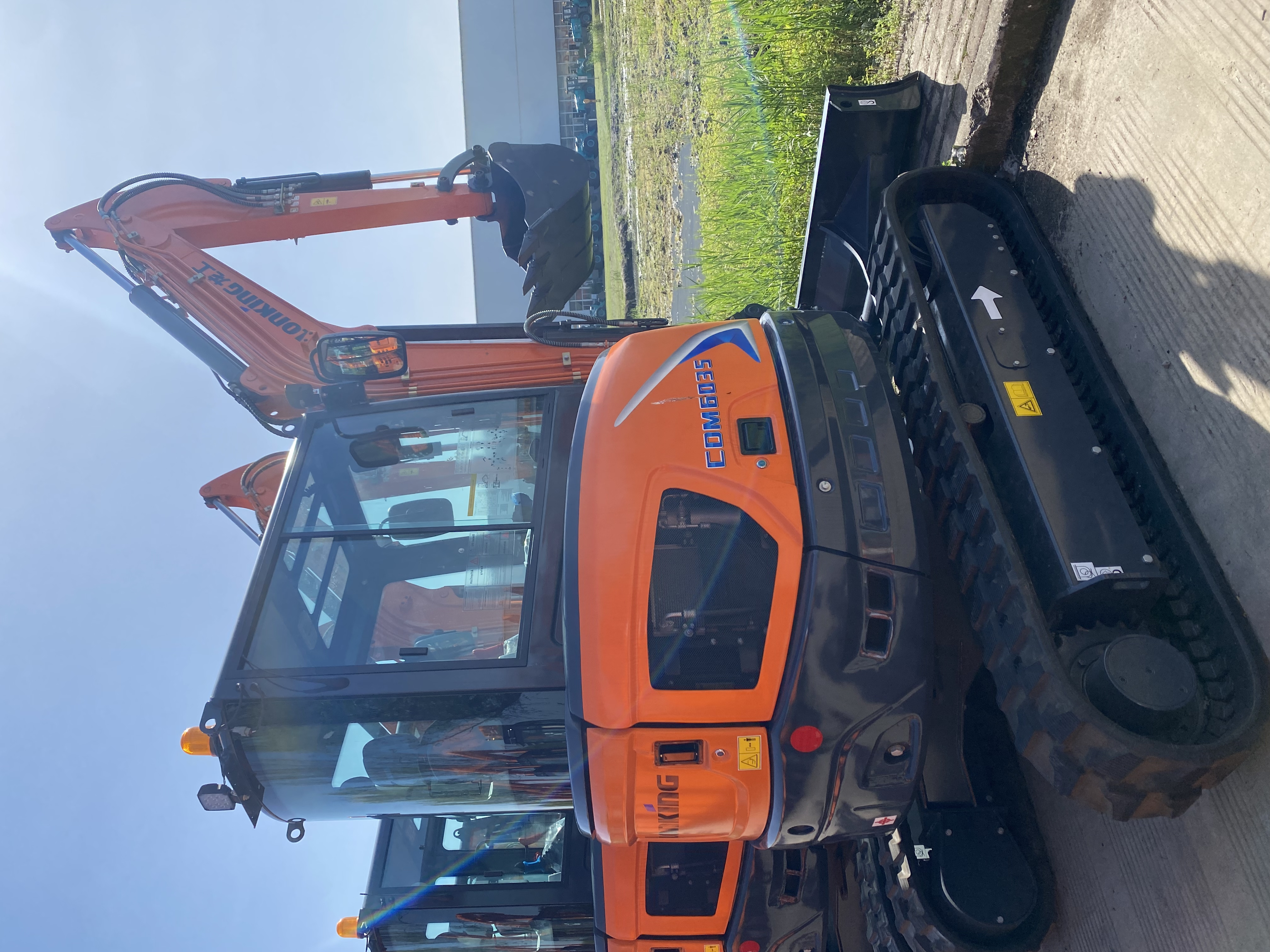 CDM6035 Lonking Mini Crawler Excavator 3.5Ton Mini Excavator Kubota Engine