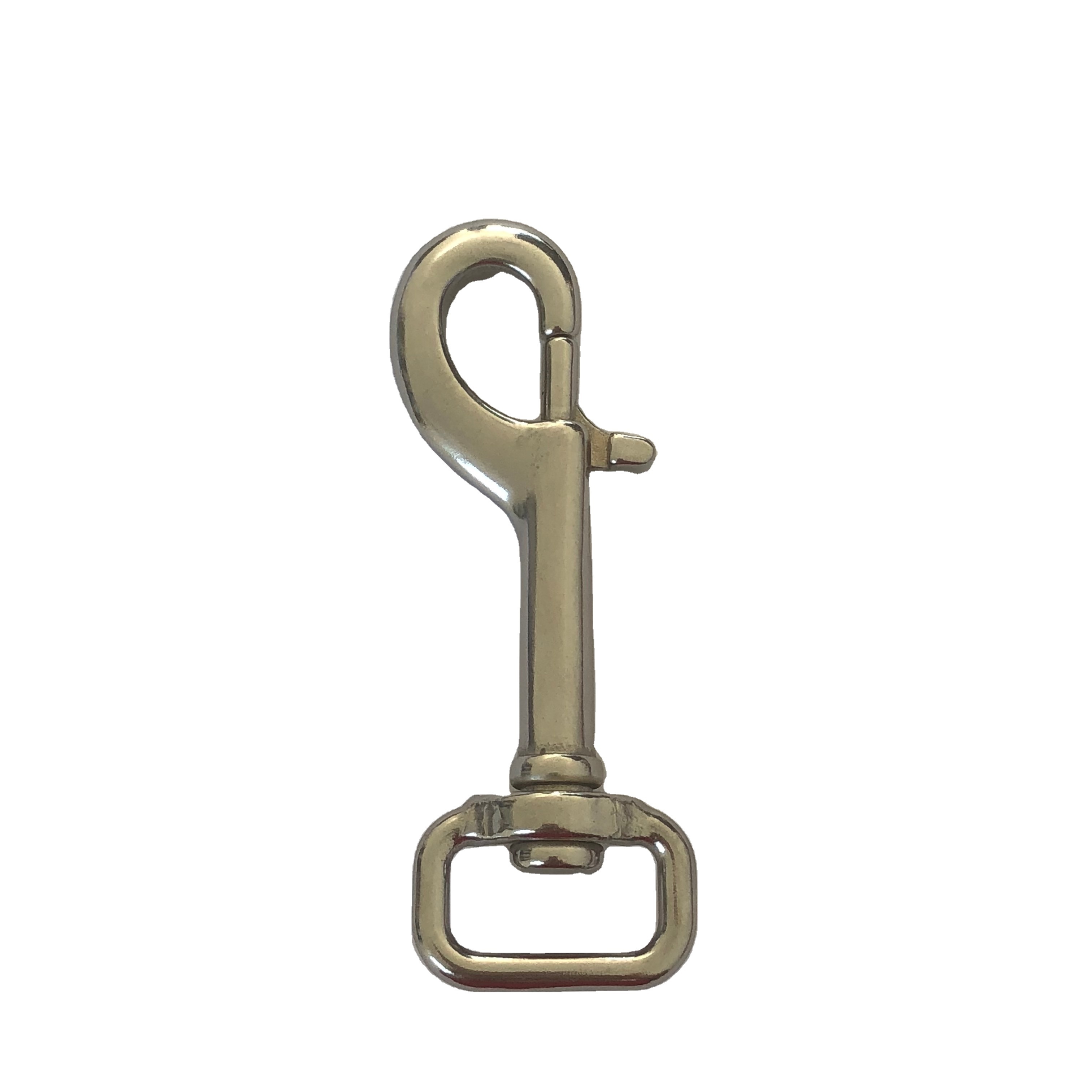 Stainless Steel Eye Bolt Swivel Square Keyring Snap End Hook