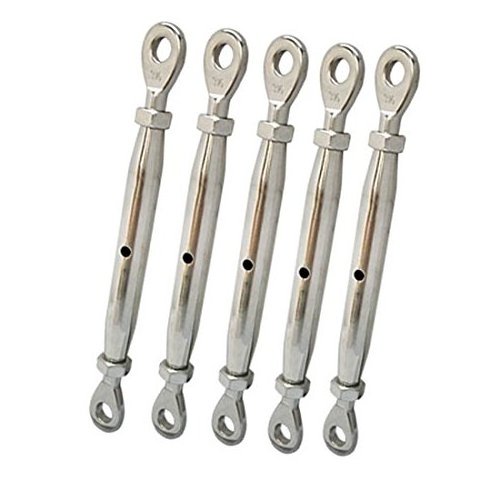 Marine Solid Stainless Steel 316 Closed Body Turnbuckle EYE/EYE