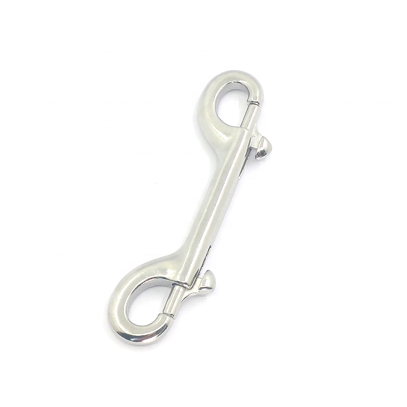 Stainless steel polishing snap hook safety harness double end snap hook