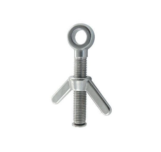 Stainless Steel Eye Bolt with Butterfly Wing Nut for Fasteners