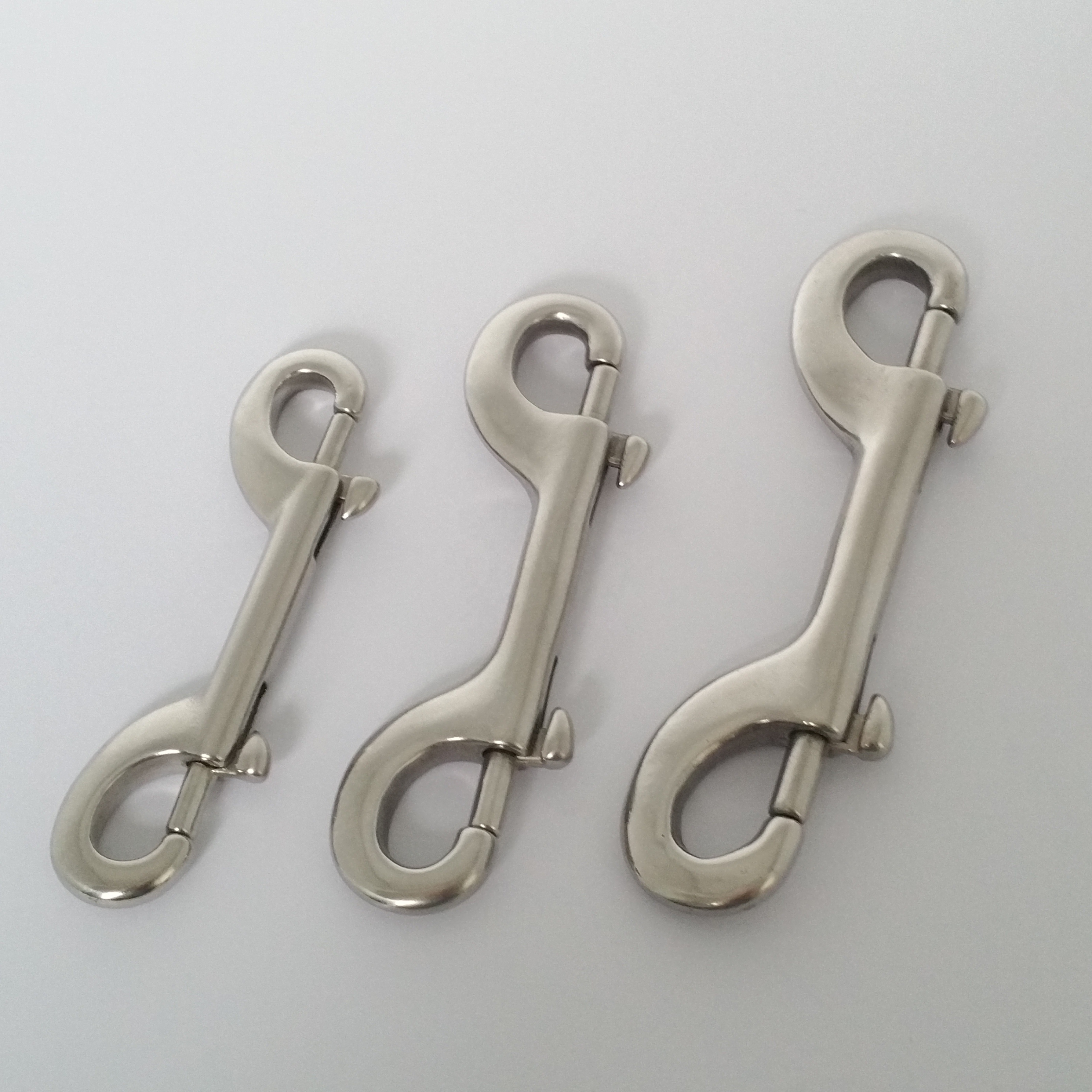 Stainless steel polishing snap hook safety harness double end snap hook