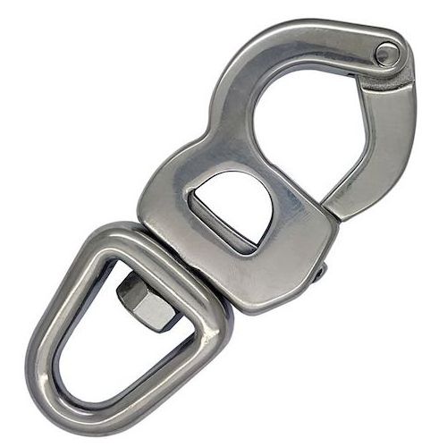 Stainless Steel 316 Swivel Eye Snap Boat Shackle for Spinnaker