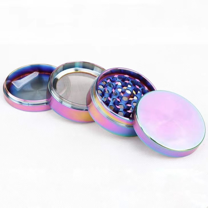 Large Herb Grinder Black Pink Soft Rubber Grinder Silicone Aluminum Alloy Herb Grinder