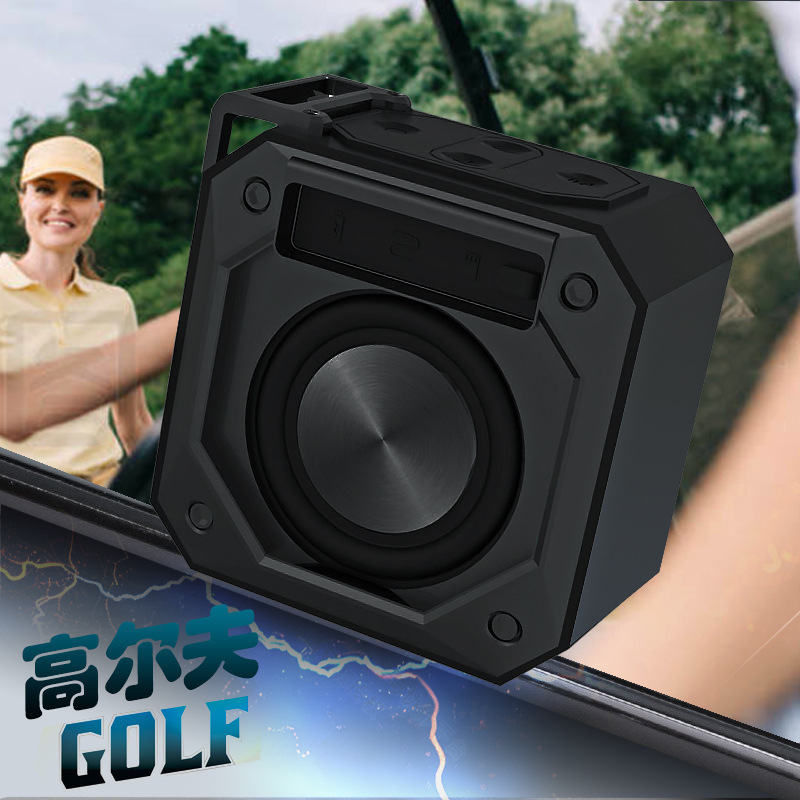 2024 NEW Golf Bluetooth Speaker with Magnetic Portable Outdoor Wireless IPX7 Waterproof TWS Speaker Deep Bass For Golf Cart