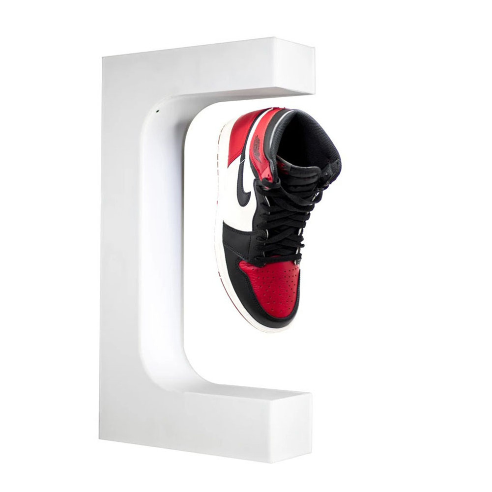 Dopshipping products sneaker floater machine holder magnetic levitation DIY Acrylic float Stand Levitating shoe display