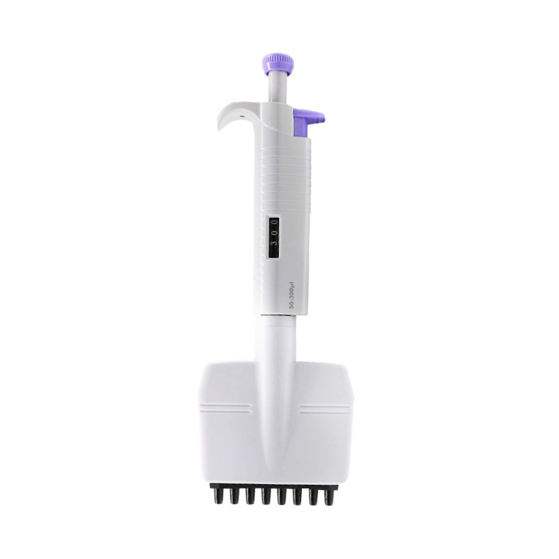 Lab Multichannel Pipette Adjustable 12 and 8 Channel Full Sterile Micro Transfer Pipette