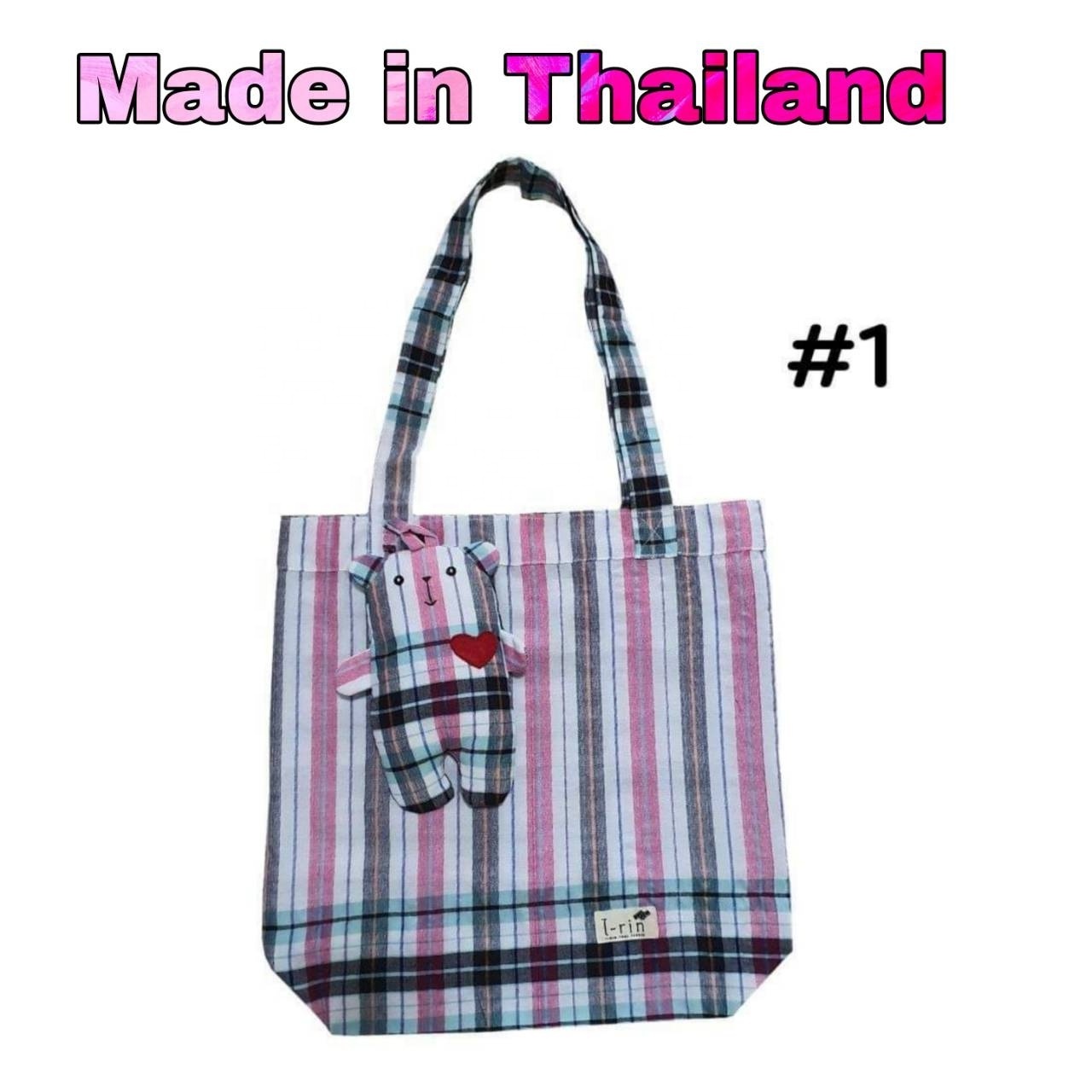 Fashion Bag Cotton Bag Cotton Gift Bags Handmade High Quality From Thailand