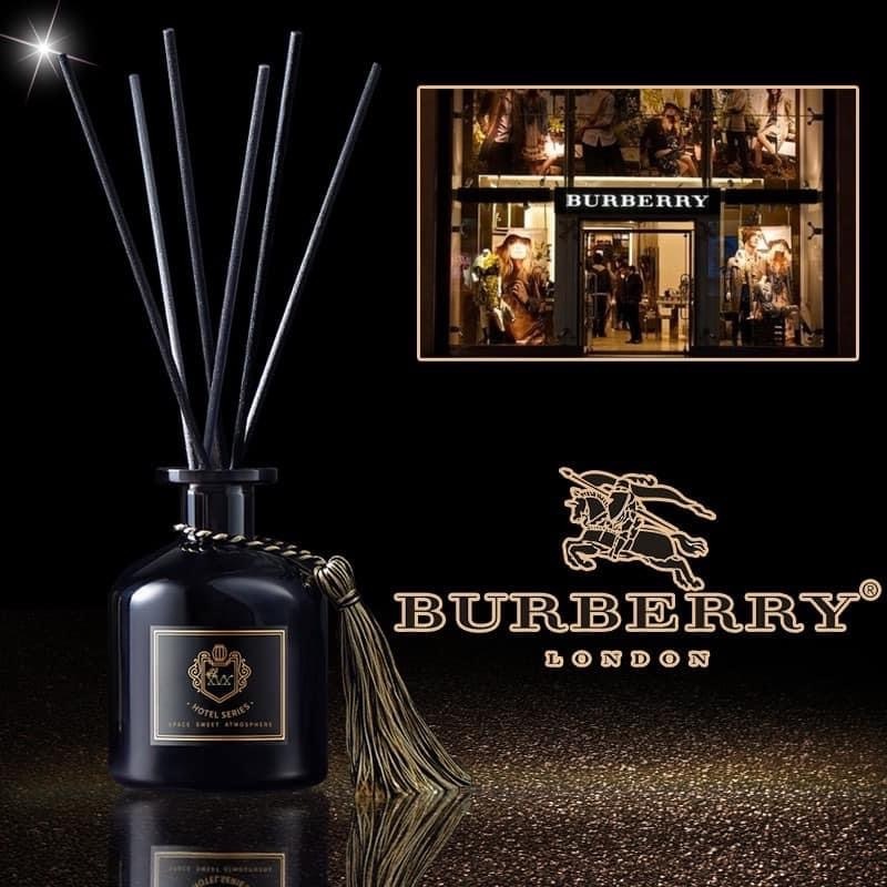 Hotel Smell Odor Eliminator Home Fragrance. Air Freshener Reed Diffuser With Black Rattan Stick.