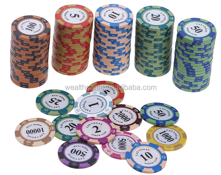 500pcs 11.5g Dice Poker Chip Set / 14g Clay Poker Chip Set