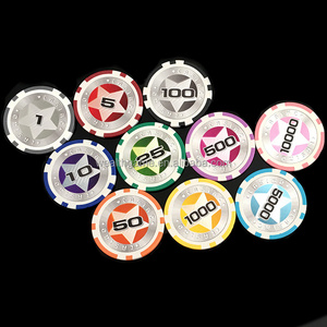 11.5g laser Sticker poker chip