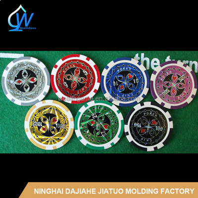 13.5g Laser Ultimate Poker Chip / casino poker chip