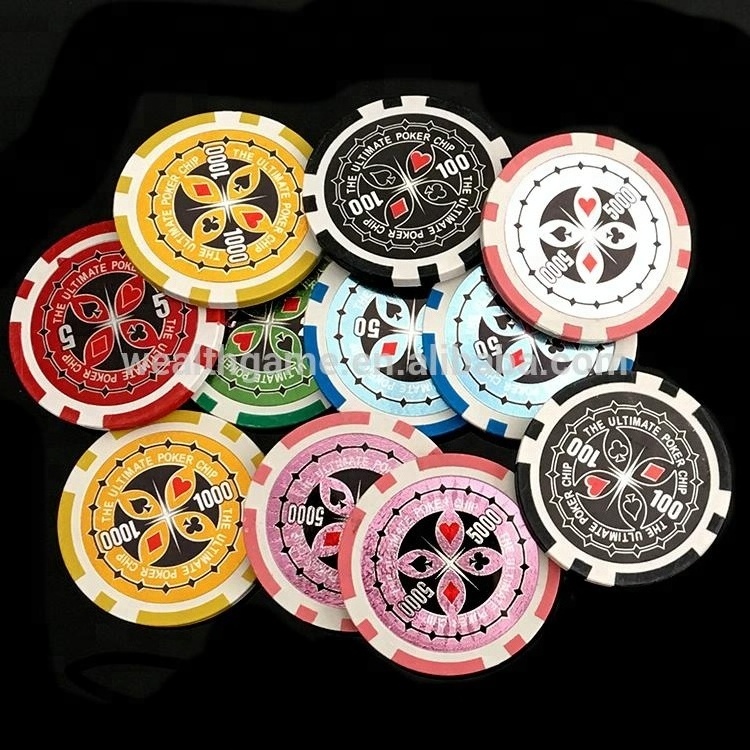 500pcs 13.5G Clay Poker Chip Set